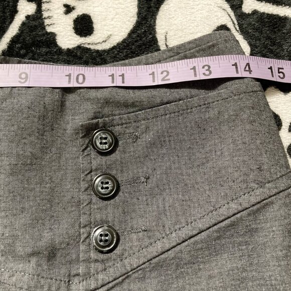 SMART SET Vintage dark grey pinup girl style pencil skirt ~ Y2K goth XS SMALL - Picture 7 of 13